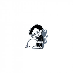 Sticker Bad Boy I - black -...