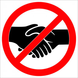 Avisa Sticker Hand shaking...