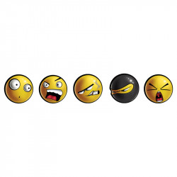 Avisa Sticker set Smilies -...