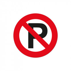 Carpoint Sticker No Parking