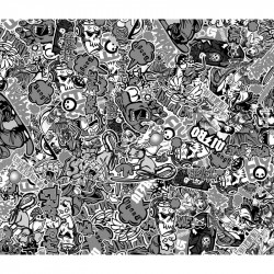 Stickerbomb Foil - Graffiti...