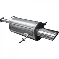 100% RVS Sportuitlaat...