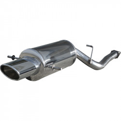 100% RVS Sportuitlaat...