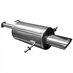 100% RVS Sportuitlaat...