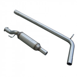 100% Inox Mid silencer...
