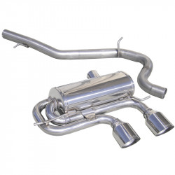 100% RVS Sportuitlaat...