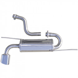 100% RVS Sportuitlaat...