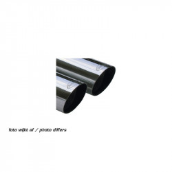 100% RVS Sportuitlaat...