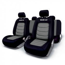 Seat cover set Sparco Black...