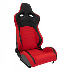 Sport seat 'MS' - Black/Red...