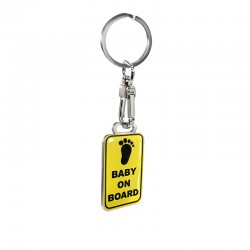 RVS sleutelhanger - 'Baby...